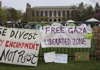‘가자전쟁 반대’ 미 대학생 체포 700명 넘어…교수 반발 확산